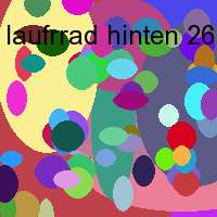 laufrrad hinten 26 zoll